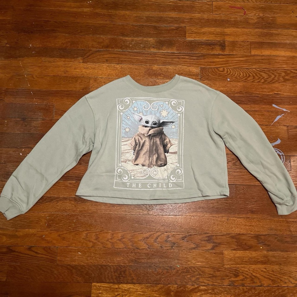 Sweatshirt crop top